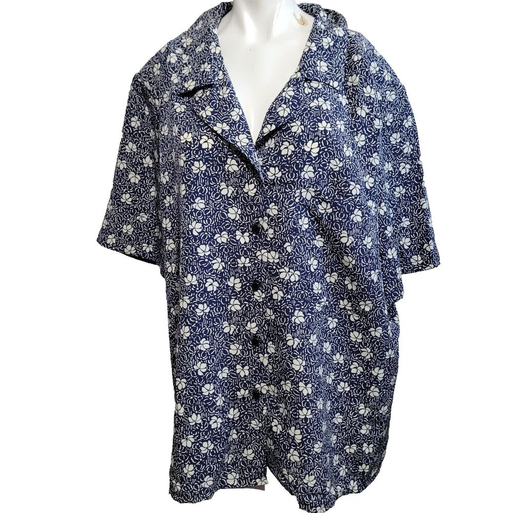Country Sophisticates Pendleton size M/L Button Front Top Women shoulder pad USA